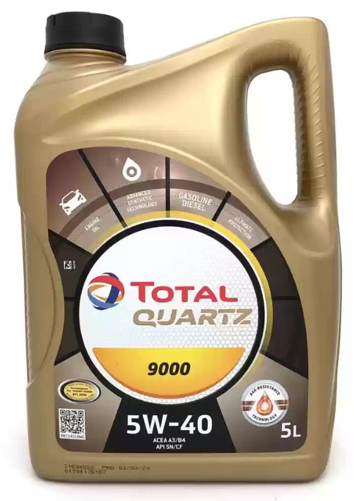 ULJE TOTAL Q 9000en 5W-40 5 LITRA, 174189