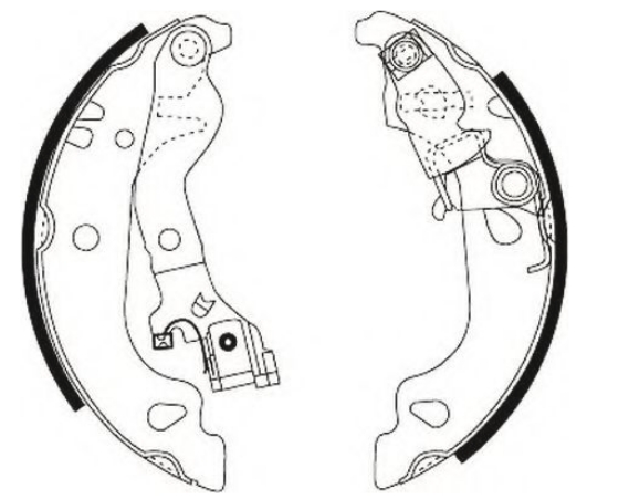 PAKNOVI 180x32 FIAT PUNTO-2 JURID - 362405J - 9948372 - 362405J