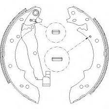 PAKNOVI RENAULT 21-PEUGEOT 405 -1996,  228x41mm ROAD HOUSE - 4027.01 - 7701203545 - 4027.01