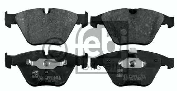 PLOČICE PREDNJE BMW E60/E63/E64/65/67/61  FEBI - 16433 - 34116794915 - 16433