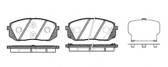 PLOCICE PREDNJE HYUNDAI ix35 TUCSON -2020 RH - 1302.22 - 58101-B2A90 - 1302.22