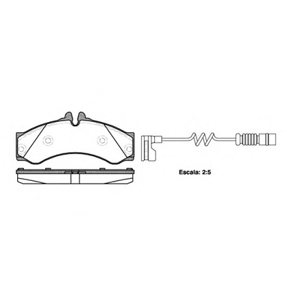 PLOCICE PREDNJE MERCEDES SPRINTER 4T 2000-2006 ROAD HOUSE - 2614.12 - 0044202420 - 2614.12