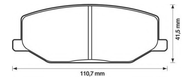 PLOČICE PREDNJE SUZUKI SAMURAI JURID - 572226J - 55200-70AA0 - 572226J