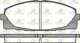 PLOCICE PREDNJE TOYOTA HIACE 2.5 D-4D 2001-2012 ROADHOUSE - 21325.00 - 04465-26420 - 21325.00