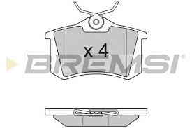 PLOCICE ZADNJE GOLF 1985-2008 CLIO 2005-2014 15mm BREMSI - BP2807 - 1H0698451F - BP2807