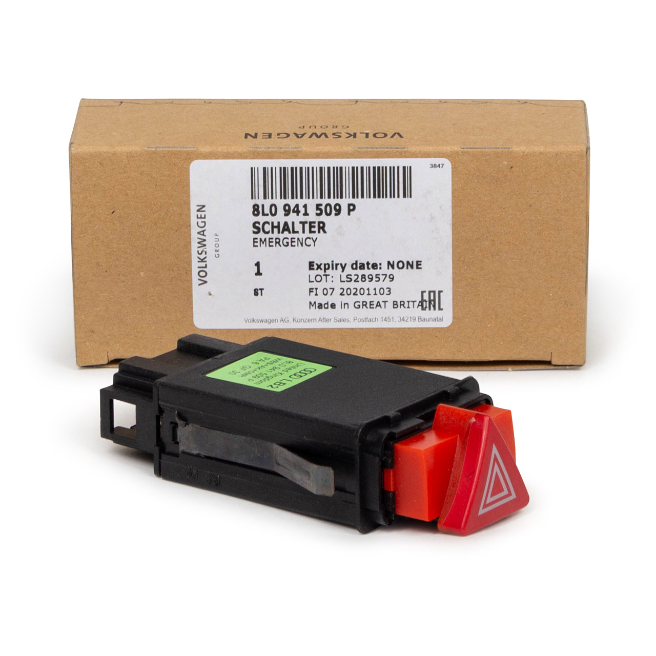 PREKIDAC 4 MIGAVCA AUDI A3 2001-2003 ORIGINAL - 8L0 941 509 P - 8L0941509P - 8L0941509P