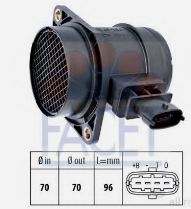 PROTOKOMER VAZDUHA FIAT BRAVO 1.9  JTD FACET - 10.1299 - 71789484 - 10.1299