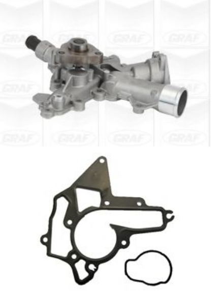 PUMPA VODE OPEL CORSA D ASTRA H MERIVA 1.0 1.2 1.4 Z14 XEP GRAF - PA958 - 1334166 - PA958