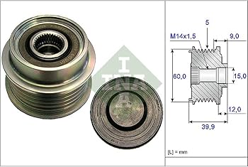 REMENICA ALTERNATORA TOYOTA YARIS 1.4 D-4D 2003-2005 INA - 535018010 - 27415-33010 - 535018010