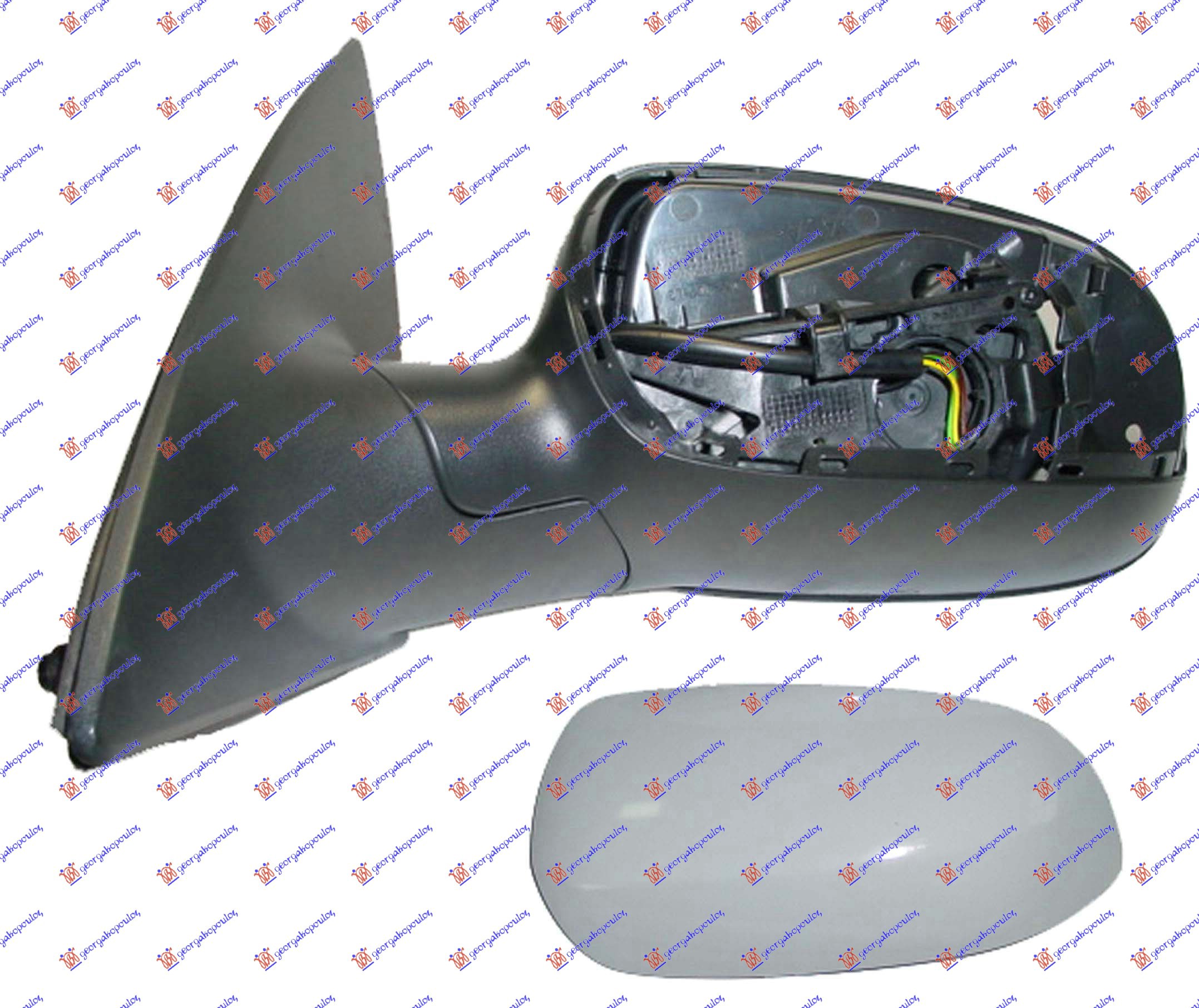 RETROVIZOR CORSA-C 2000-2006 LEVI ELEKTRICNI - RTV1706A00001 - 1428304 - 034207502