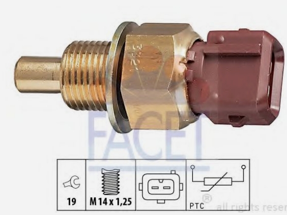 SENZOR TEMPERATURE PEŽO CITROEN FACET - 7.3321 - 1338.66 - 7.3321