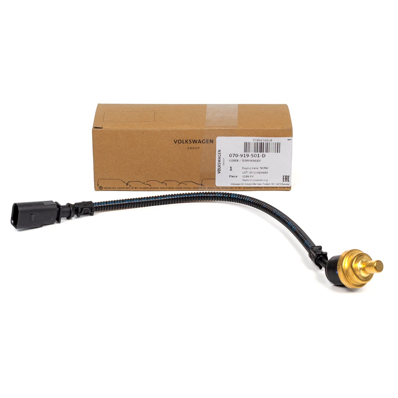 SENZOR TEMPERATURE VODE TOUAREG TRANSPORTER T5 2.5tdi -2010 ORIGINAL - 070919501D - 070919501D - 070919501D