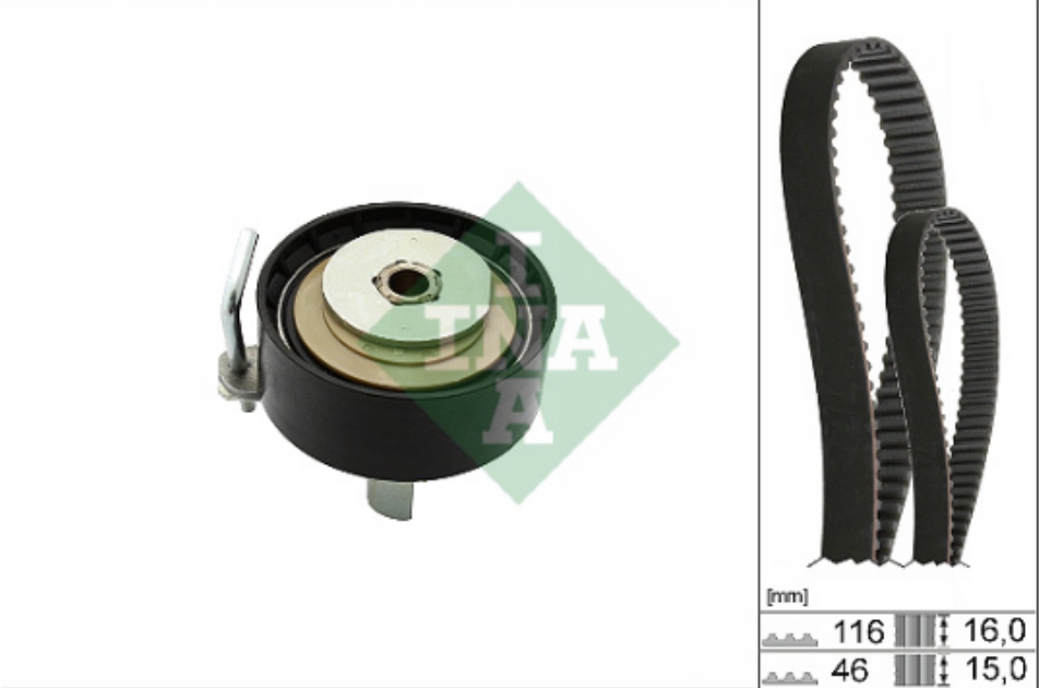 SET ZUPCENJA FORD 1.0i ECOBOOST AUTOMATSKI MENJAC -2018 INA - 530074510 - 2429662 - 530074510