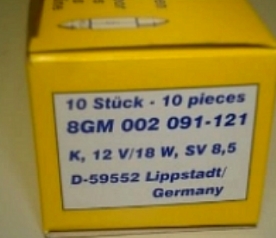 Sijalica sulfidna 12v 15w 41mm postolje SV8.5-8 Hella - SIJ157 -  - 8GM002091-121