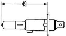 Sijalica 12V H1 55w HELLA  - SIJ2 - N0177612 - 8GH002089-133