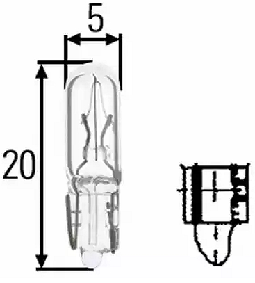SIJALICA UBODNA 12V 1,2W HELLA - 8GP 002 095-121 -  - 8GP002095-121