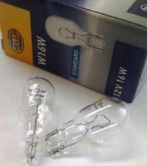 Sijalica ubodna 12V 16W W16W postolje W2.1x9.5d Hella - SIJ210 - W2,1x9,5d - 8GA008246-001
