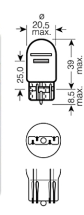 SIJALICA UBODNA 12V 21W 5W INSIGNIA NEOLUX - SIJ121 -  - N580