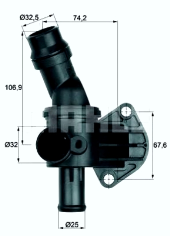 TERMOSTAT AUDI A3 2,0 FSI SEAT VW ŠKODA 87C BEHR - TI887 - 06F121111G - TI887