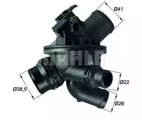 TERMOSTAT BMW F01 F05 F07 3.0-4.4 BEHR - TM21103 - 11537601159 - TM21103