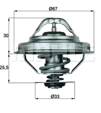 TERMOSTAT BMW M40 M50 92C BEHR - TX2892D - 11537511083 - TX2892D
