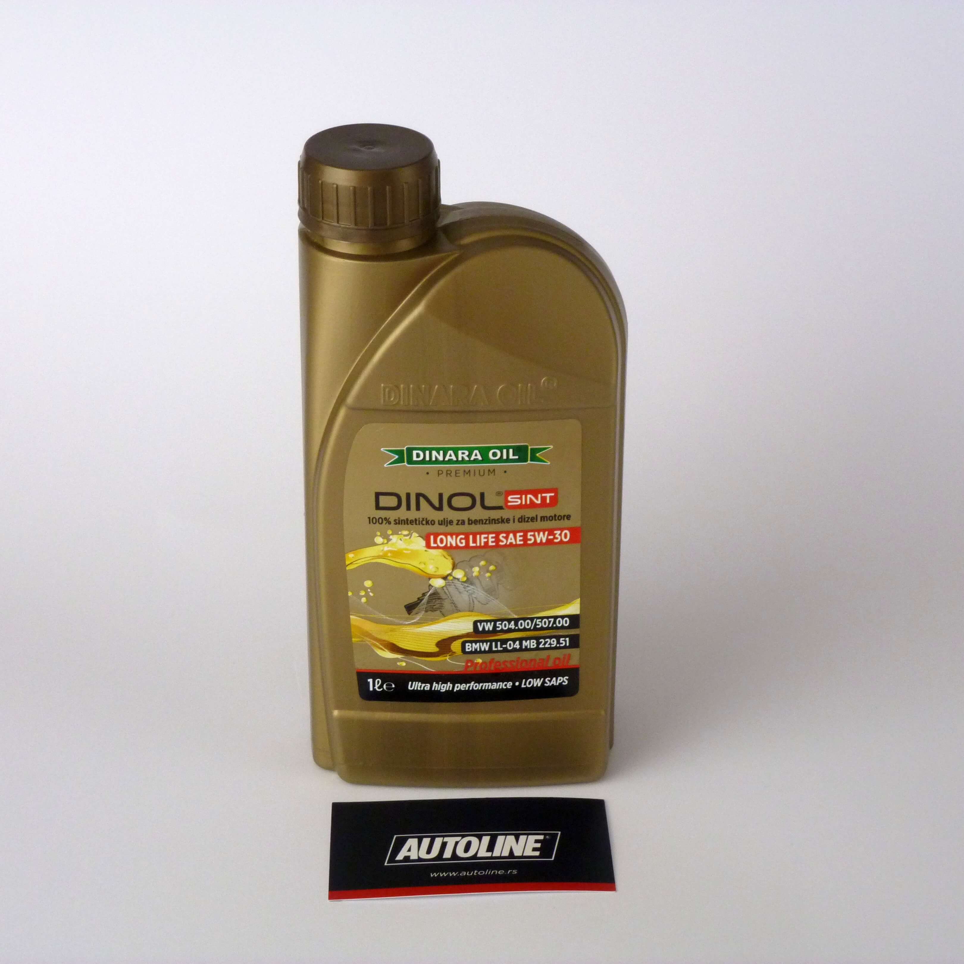 ULJE DINOL 5W30 SINT LONG LIFE 1LITRA - ULJ310 -  ULJE DINOL -   ULJE DINOL