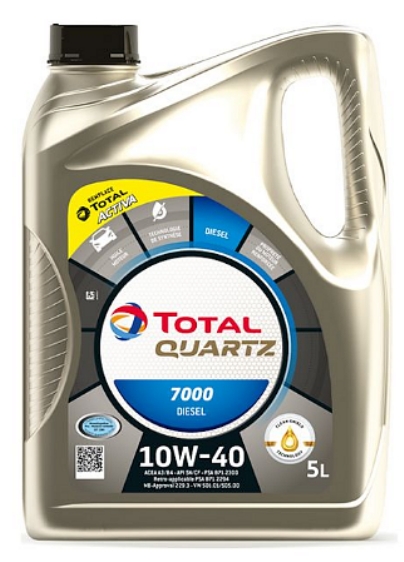Ulje Total Q 7000D 10W40 5 Litra - ULJ640 - 201524 - ULJETOTAL