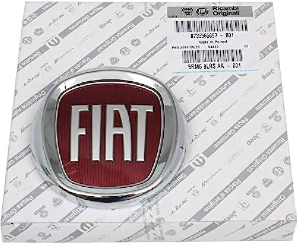 ZNAK ZADNJI FIAT 500 - PANDA CRVENI 2012- ORIGINAL - 735565897 - 735565897 - 735565897
